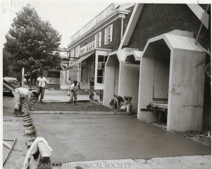 Downtown New Canaan in the 1960s 